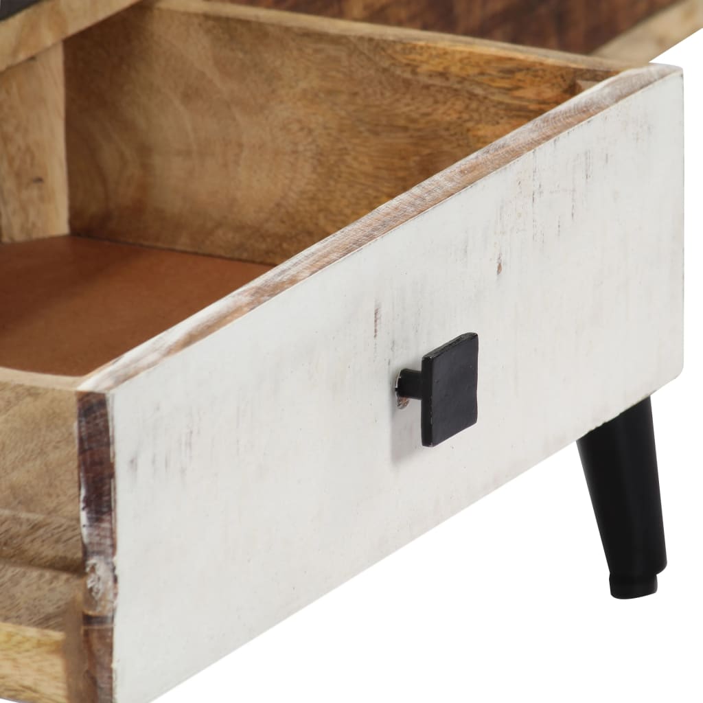 skænk 118 x 30 x 62 cm massivt mangotræ