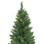 kunstigt juletræ med grankogler 210 cm grøn