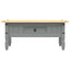 sofabord 100 x 55 x 44 cm fyrretræ Corona-serien grå