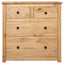 skænk Panama-serien 80x40x83 cm massivt fyrretræ
