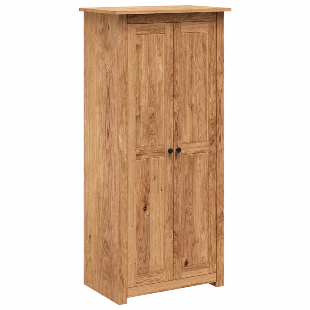 klædeskab Panama-serien 80x50x171,5 cm massivt fyrretræ