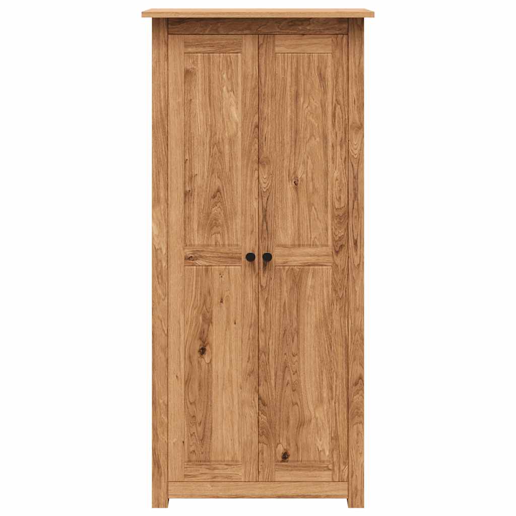 klædeskab Panama-serien 80x50x171,5 cm massivt fyrretræ