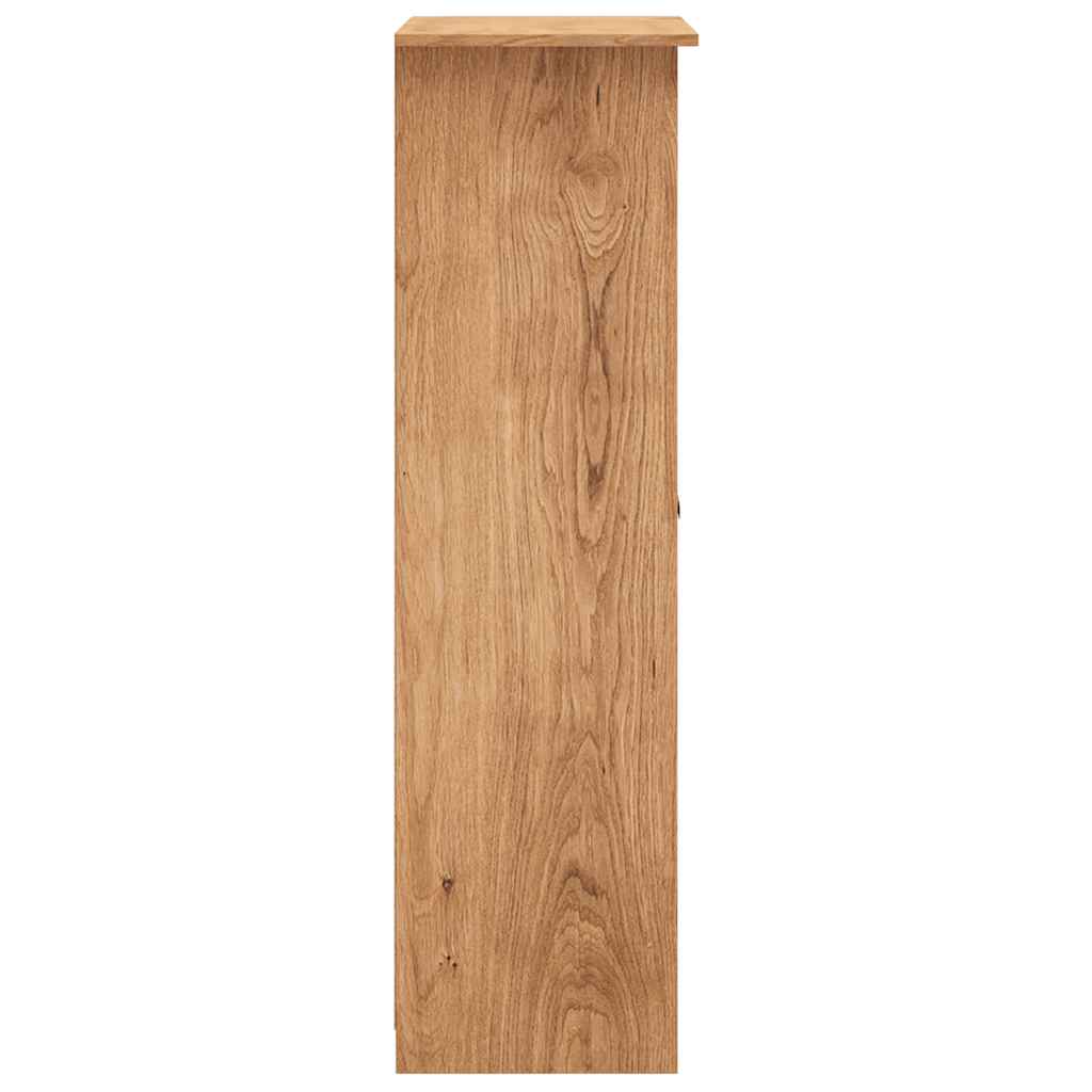 klædeskab Panama-serien 80x50x171,5 cm massivt fyrretræ