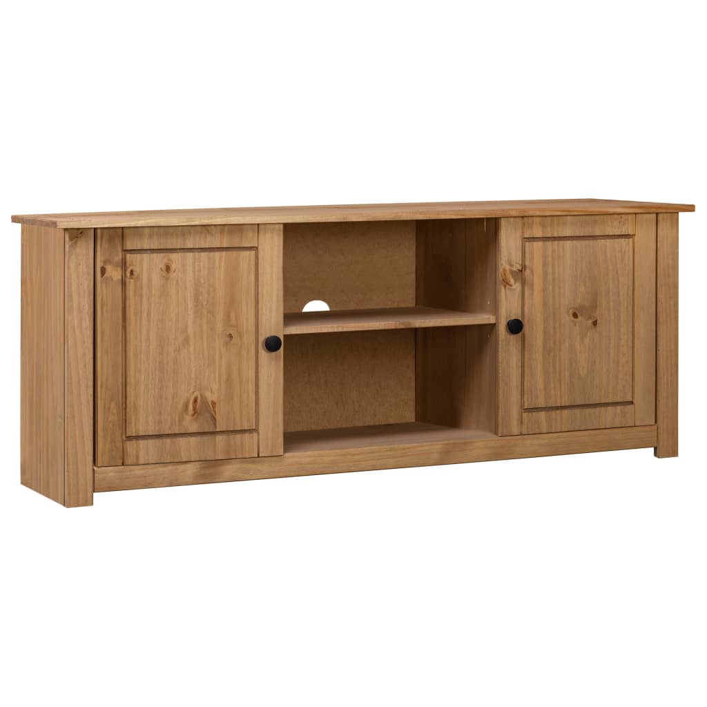 tv-bord Panama-serien 120x40x50 cm massivt fyrretræ