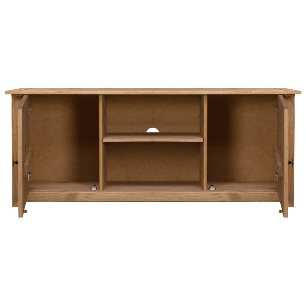 tv-bord Panama-serien 120x40x50 cm massivt fyrretræ