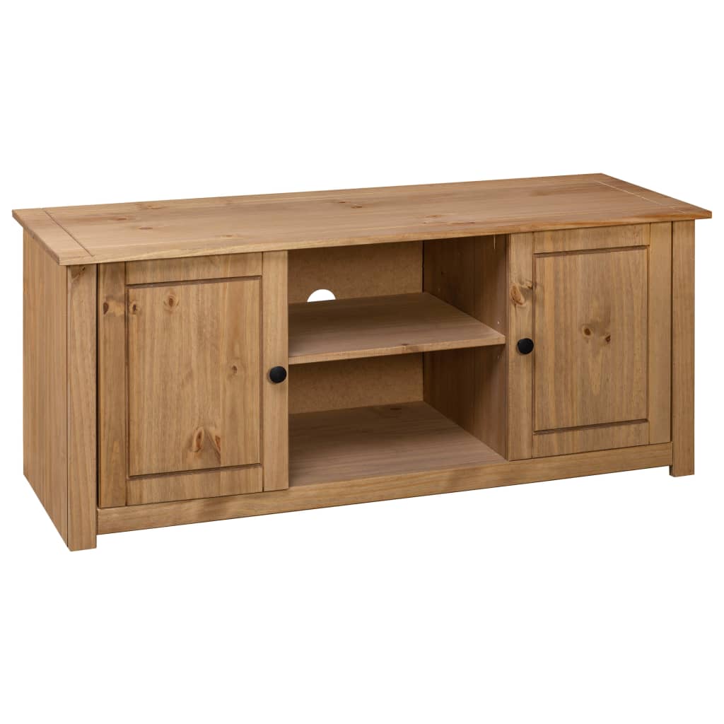 tv-bord Panama-serien 120x40x50 cm massivt fyrretræ