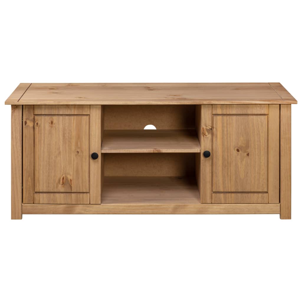 tv-bord Panama-serien 120x40x50 cm massivt fyrretræ