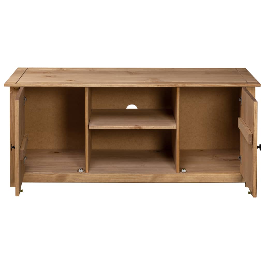 tv-bord Panama-serien 120x40x50 cm massivt fyrretræ