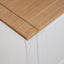tv-bord Panama-serien 120x40x50 cm massivt fyrretræ hvid
