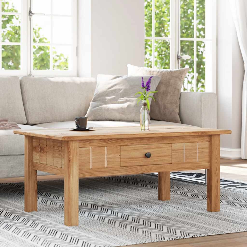 sofabord 100x60x43,5 cm massivt fyrretræ Panama