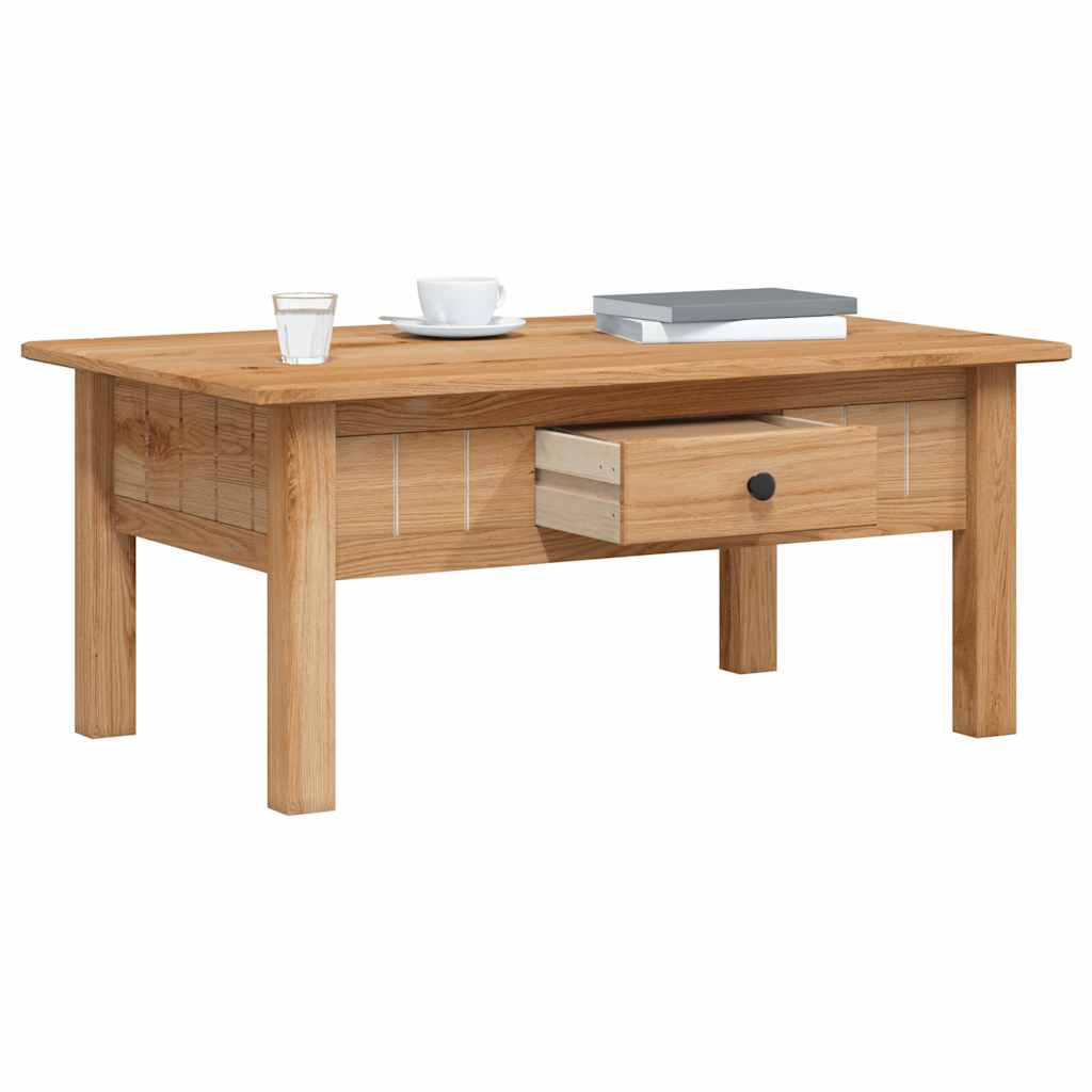 sofabord 100x60x43,5 cm massivt fyrretræ Panama
