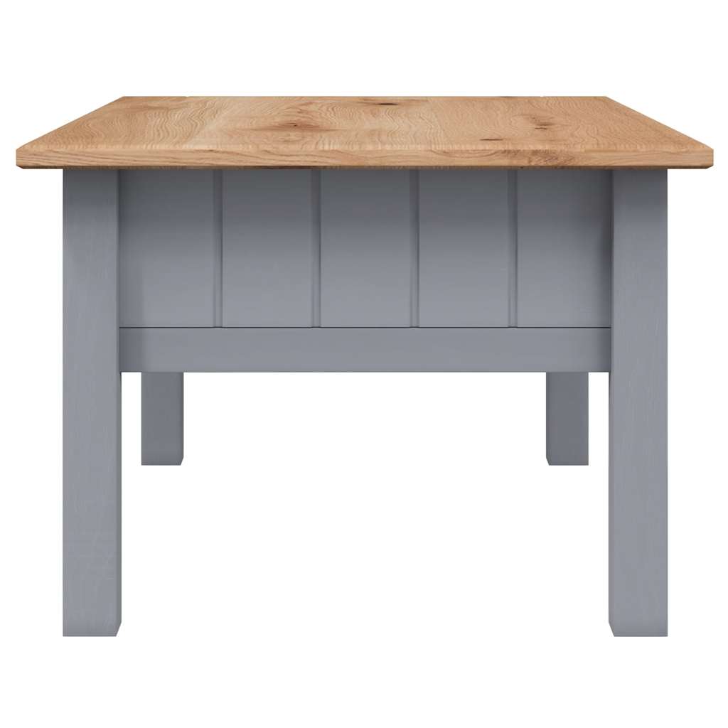 sofabord 100x60x43,5 cm massivt fyrretræ Panama grå