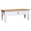 sofabord 100x60x43,5 cm massivt fyrretræ Panama hvid