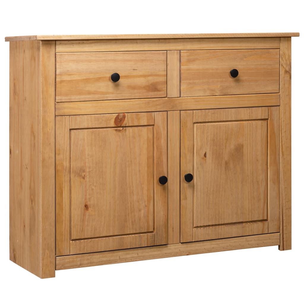 skænk Panama-serien 93x40x80 cm massivt fyrretræ