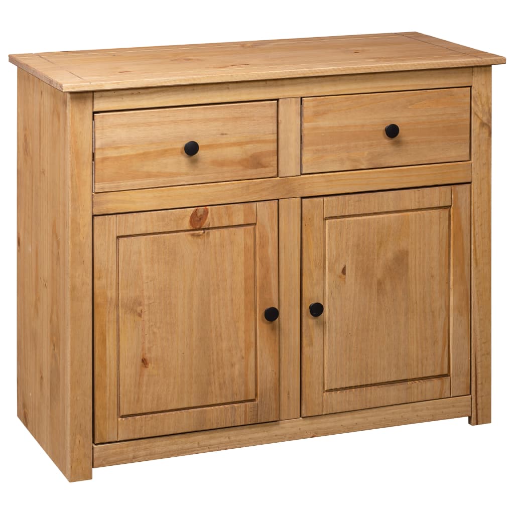 skænk Panama-serien 93x40x80 cm massivt fyrretræ