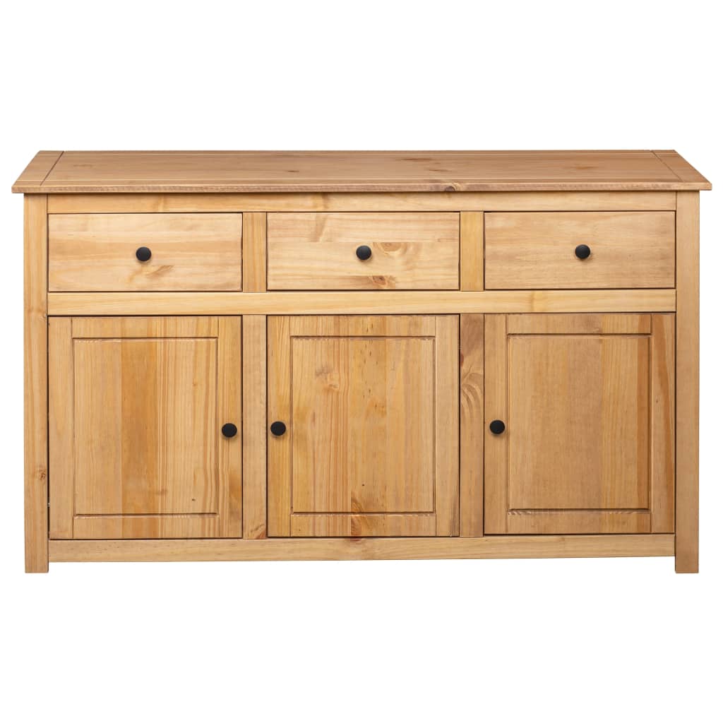 skænk Panama-serien 135x40x80 cm massivt fyrretræ