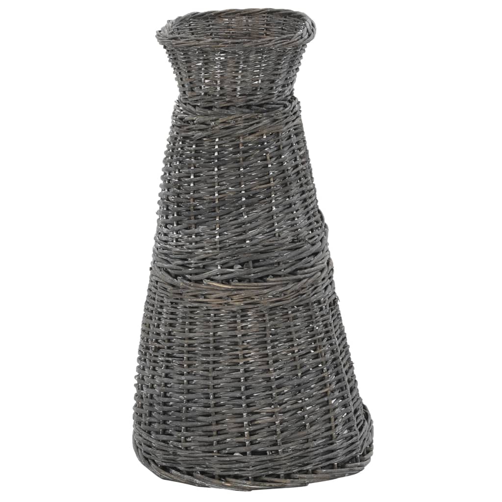 kattekurve hynder 3 stk. 47 x 34 x 60 cm naturligt piletræ grå