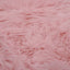 gulvtæppe 60x90 cm kunstigt fårelæder lyserød
