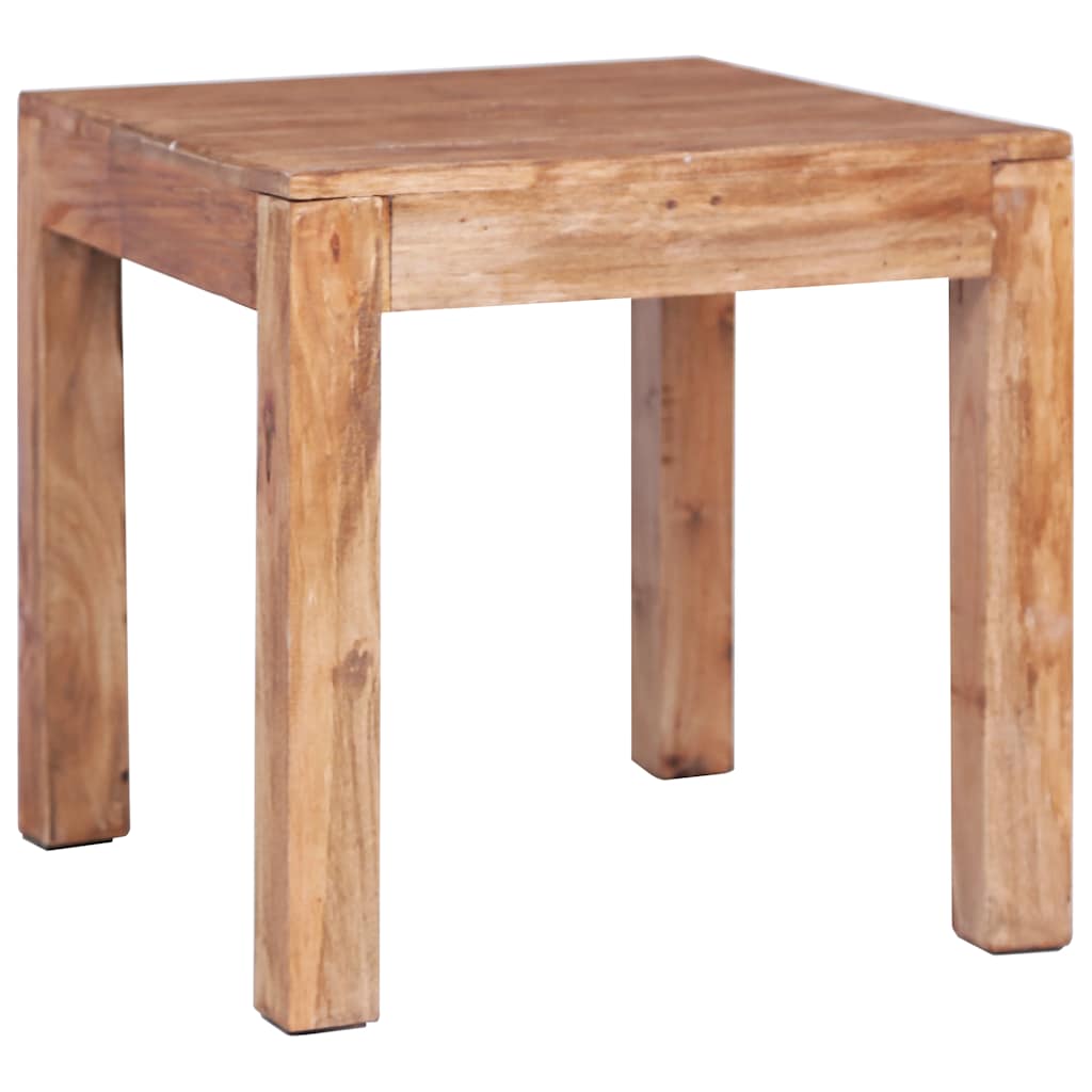 sofabord 53x50x50 cm massivt mahognitræ