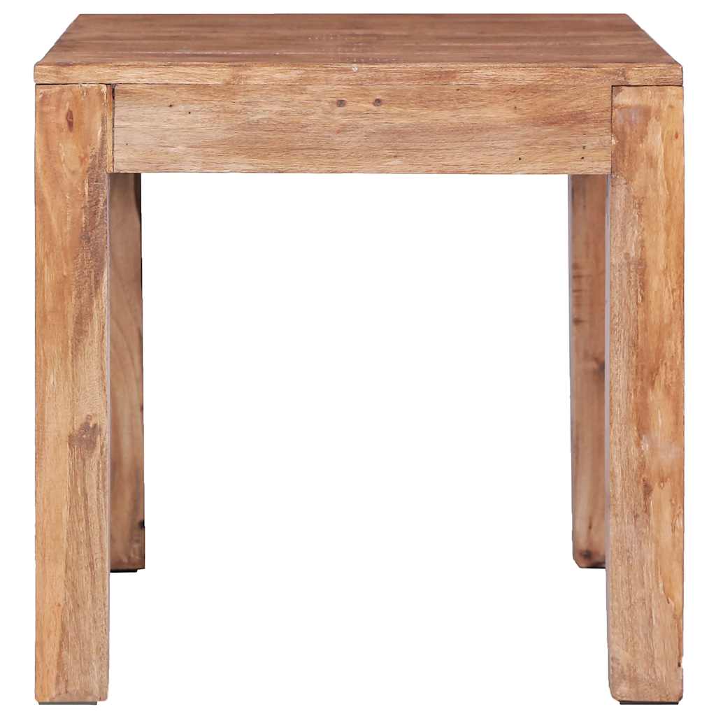 sofabord 53x50x50 cm massivt mahognitræ