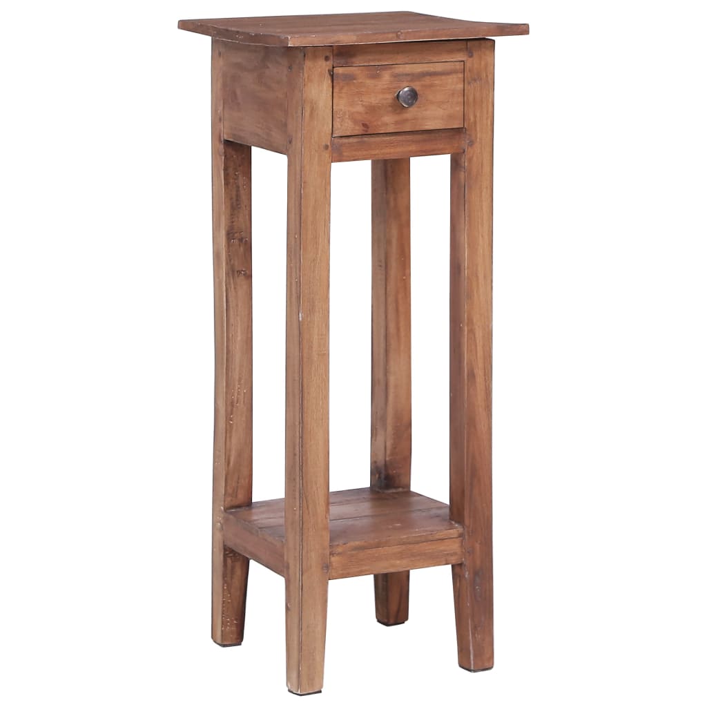 plantebord 30x30x75 cm massivt mahognitræ