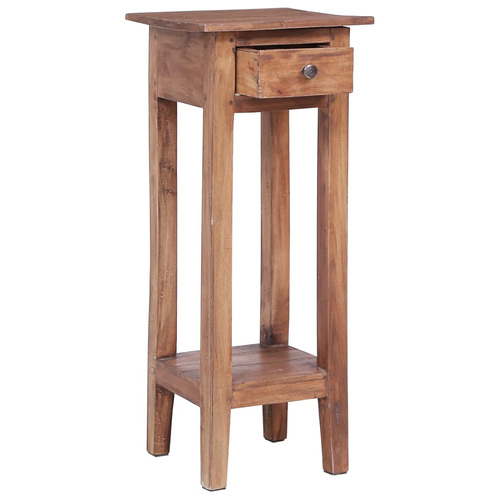 plantebord 30x30x75 cm massivt mahognitræ