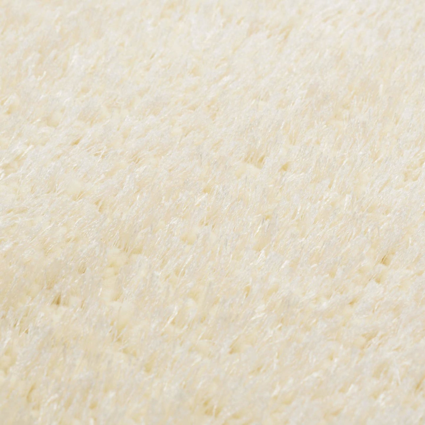 Shaggy område tæppe Cremefarvet 120 x 160 cm Polyethylen