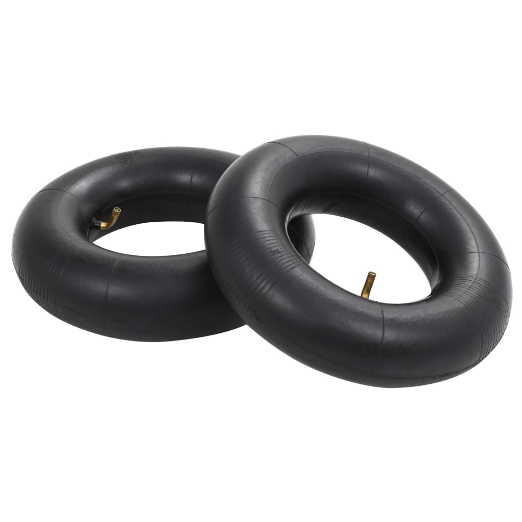 indvendige slanger til trillebør 2 stk. 13 x 5.00-6 gummi