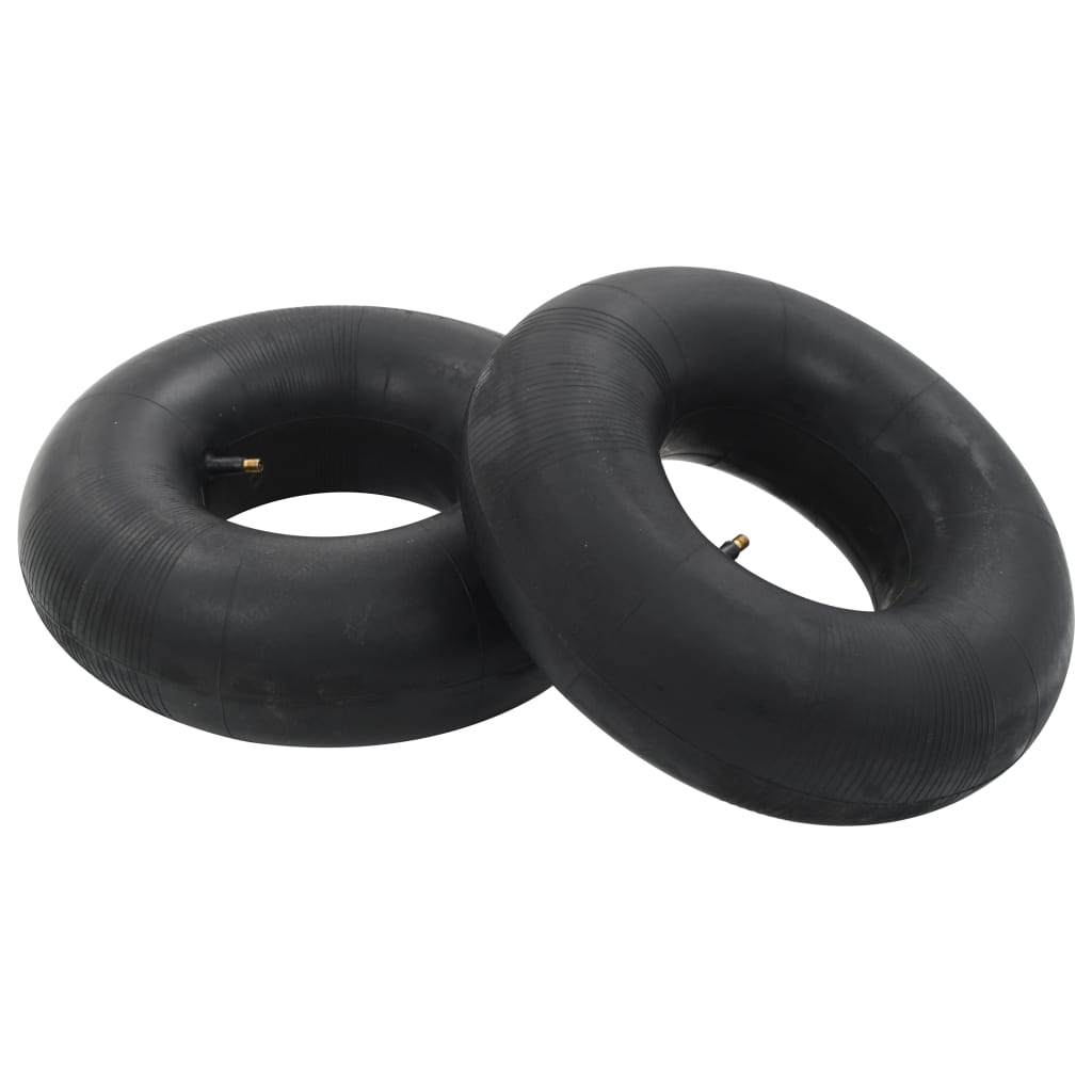 indvendige slanger til trillebør 2 stk. 15 x 6.00-6 gummi