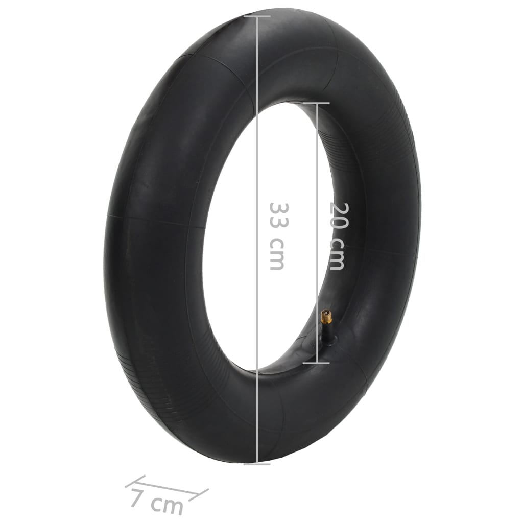 slanger til trillebør 2 stk. 3.50-8/16 x 4/4.00-8/400x100 gummi