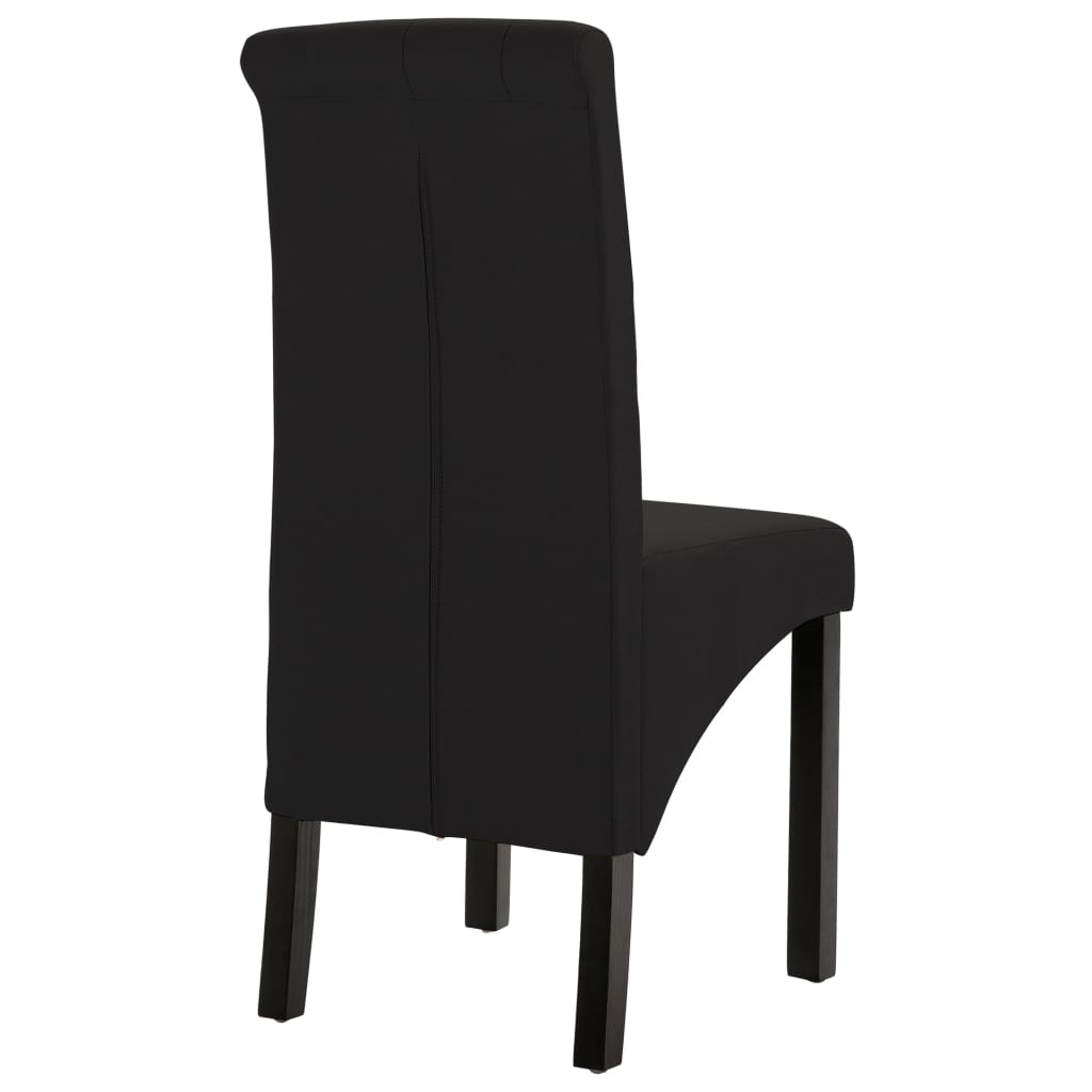 spisebordsstole 6 stk. stof sort