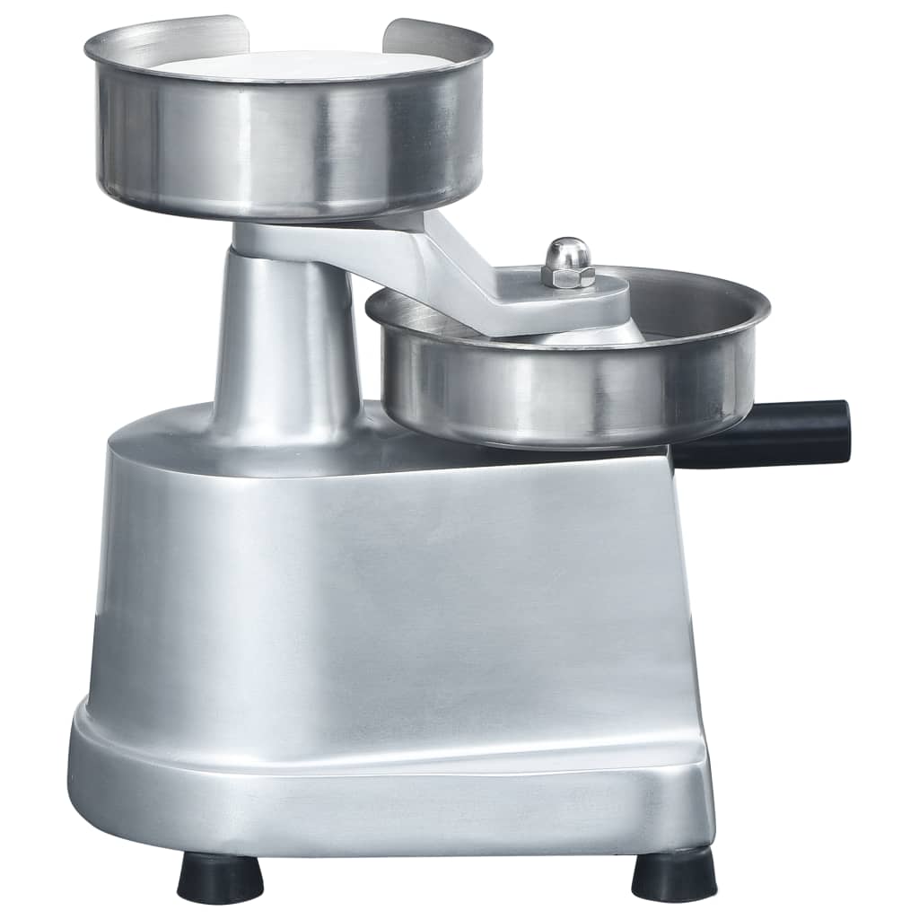 hamburgerpresser med 500 mellemlægningspapirer 10 cm aluminium