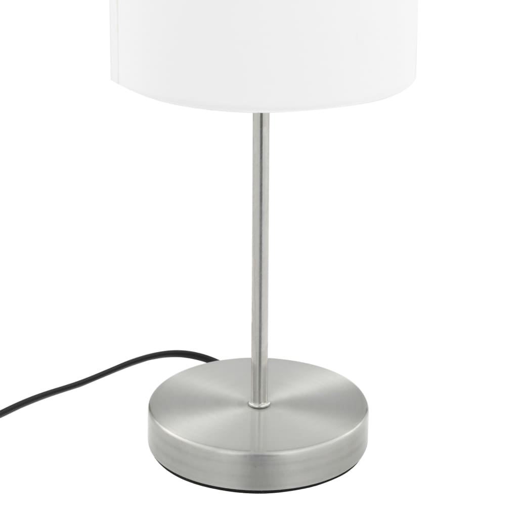 bordlamper 2 stk. touch-knap E14 hvid