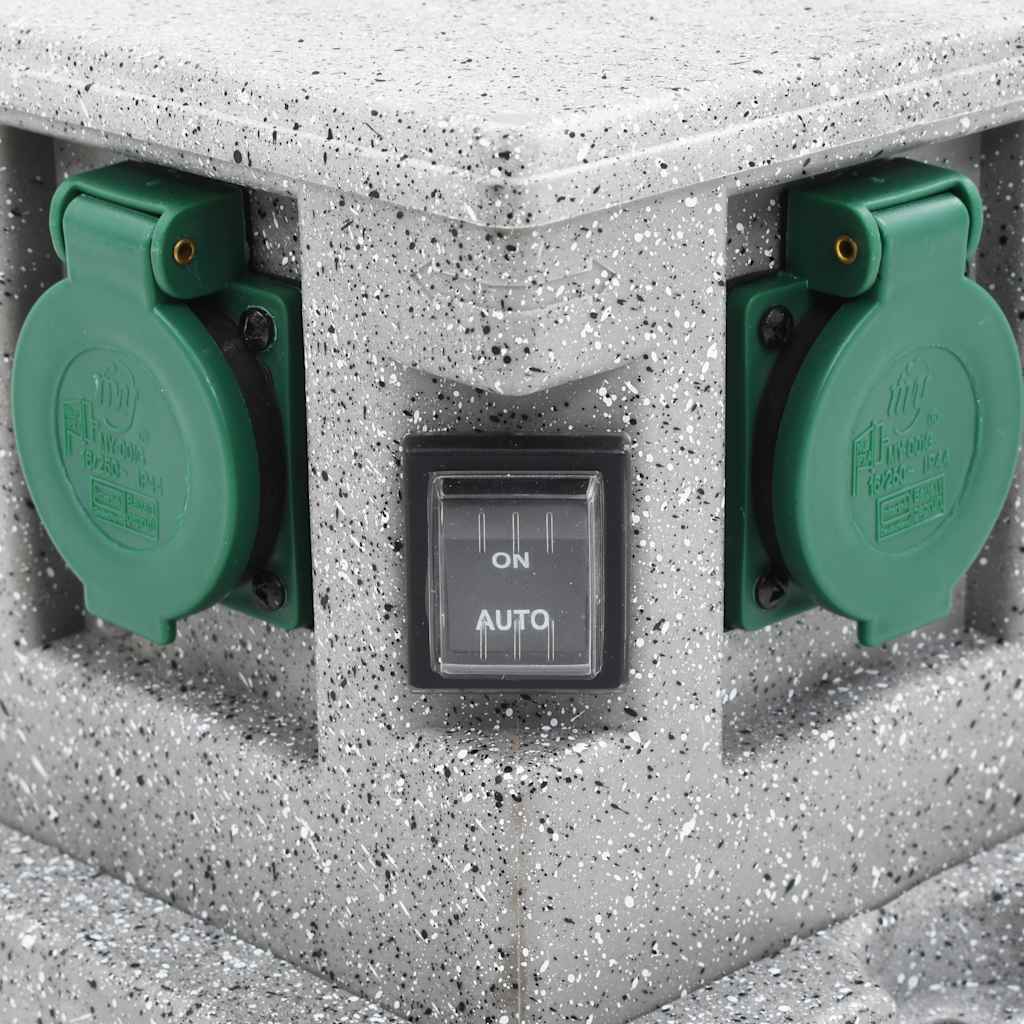 stikdåse til haven med skumringssensor plastik
