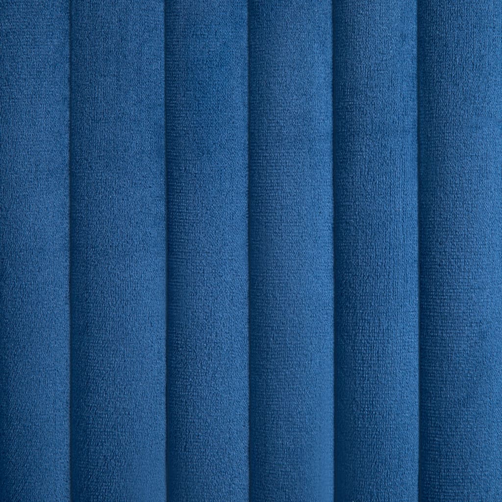 spisebordsstole 4 stk. velour blå