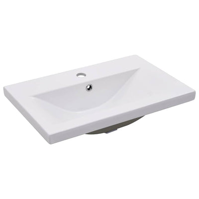 indbygget håndvask 61x39,5x18,5 cm keramisk hvid