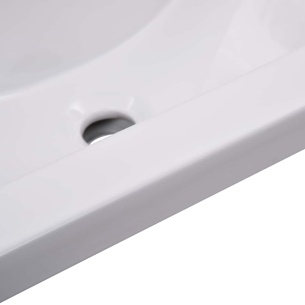 indbygget håndvask 61x39,5x18,5 cm keramisk hvid