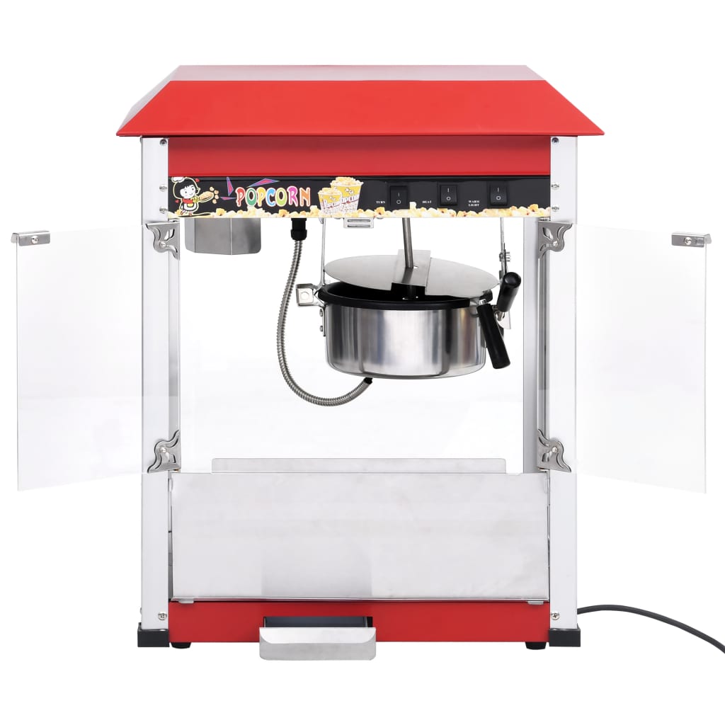 popcornmaskine med teflongryde 1400 W