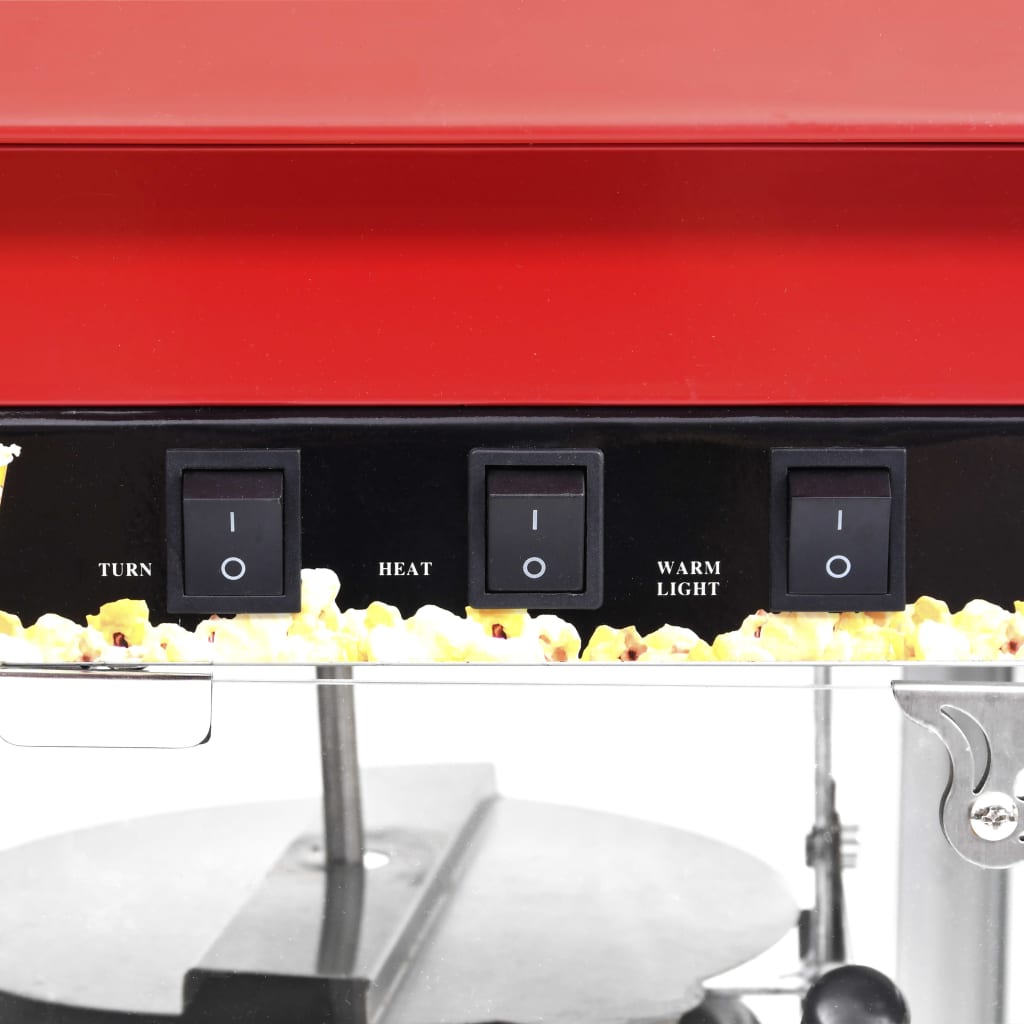 popcornmaskine med teflongryde 1400 W