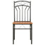 spisebordsstole 4 stk. MDF brun