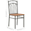 spisebordsstole 4 stk. MDF brun