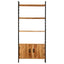 bogreol i 4 niveauer 80 x 30 x 180 cm ru mangotræ