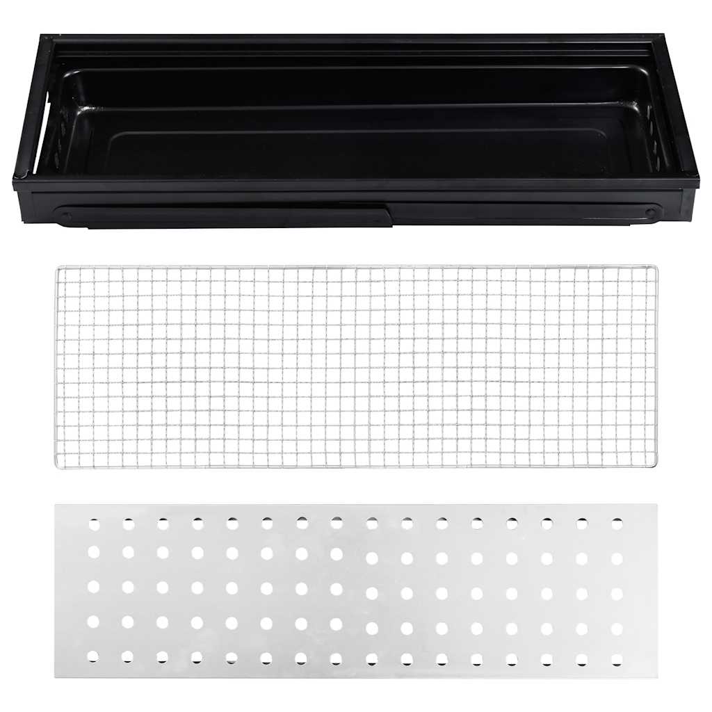 bærbar campinggrill 60x22,5x33 cm