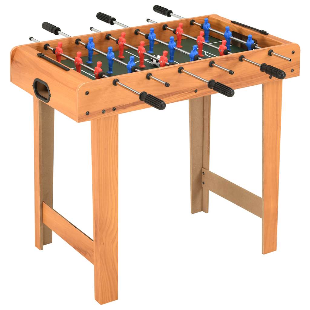 mini-fodboldbord 69 x 37 x 62 cm ahorn