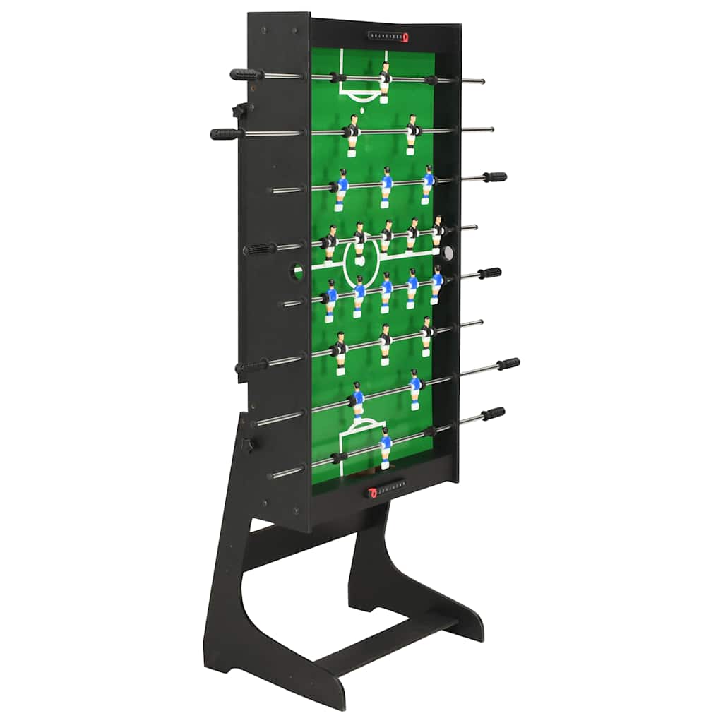 foldbart bordfodboldbord 121 x 61 x 80 cm sort