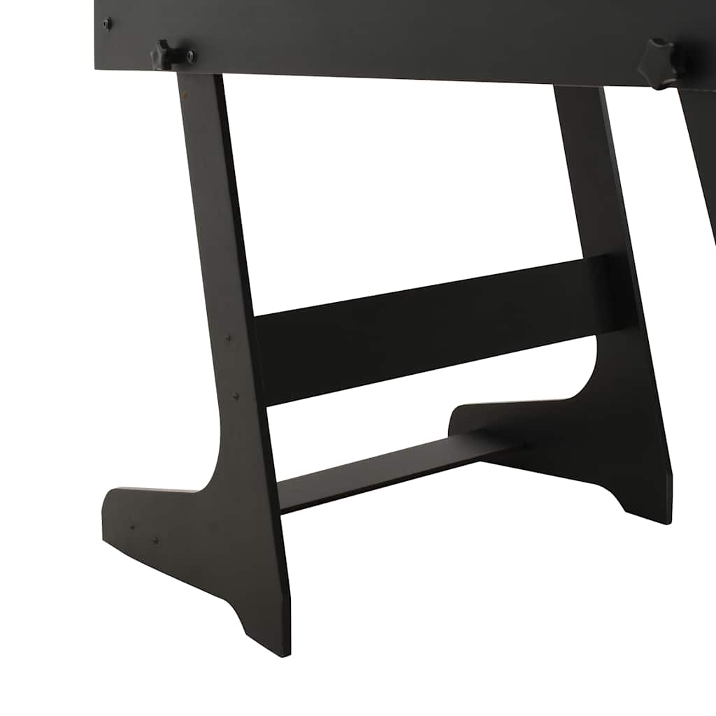 foldbart bordfodboldbord 121 x 61 x 80 cm sort
