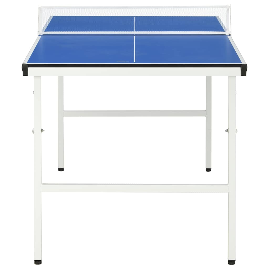 1,5 meter bordtennisbord med net 152 x 76 x 66 cm blå