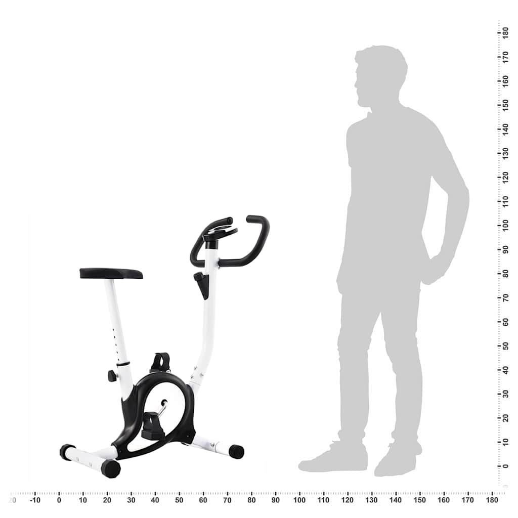 motionscykel med bæltemodstand sort