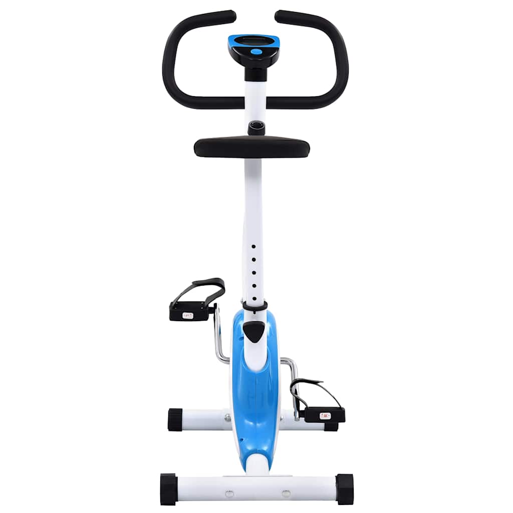 motionscykel med bæltemodstand blå
