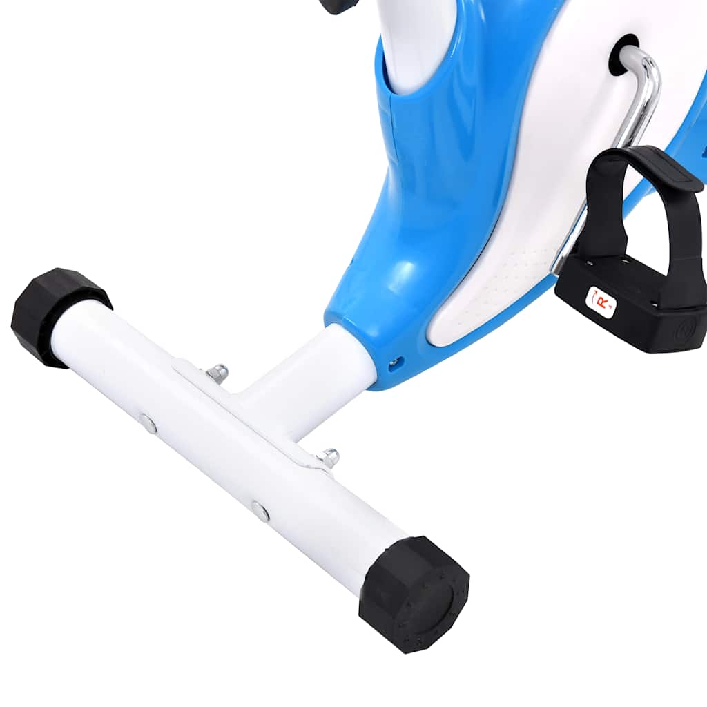 motionscykel med bæltemodstand blå
